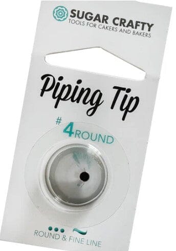 Sugar Crafty Piping Tip #4 Round Piping Tips The Cooks Kitchen 