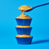 Papyrus & Co Medium Navy Foil Baking Cups (50 Pack) - 44mm Base