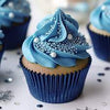 Papyrus & Co 50 Fine Foil Baking Cups - Navy 50mm