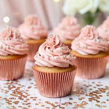 Papyrus & Co - 50 Foil Baking Cups - Rose Gold - 480mm