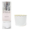 Papyrus & Co Foil Card Baking Cups - Silver