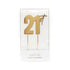 Cake & Candle Topper - 21st Gold Acrylic Cake Toppers The Cooks Kitchen Mandurah 