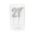 Cake & Candle Topper - 21st Silver Acrylic Cake Toppers The Cooks Kitchen Mandurah 