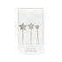 Cake & Candle - Silver Metal Cake Topper - Stars Number Toppers The Cooks Kitchen 
