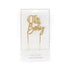 Cake & Candle - Metal Cake Topper - Gold - Oh Baby Cake Toppers The Cooks Kitchen Mandurah 