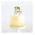 Cake & Candle - Metal Cake Topper - Gold - Oh Baby Cake Toppers The Cooks Kitchen Mandurah 