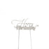 Silver Metal Cake Topper - Happy Birthday 1