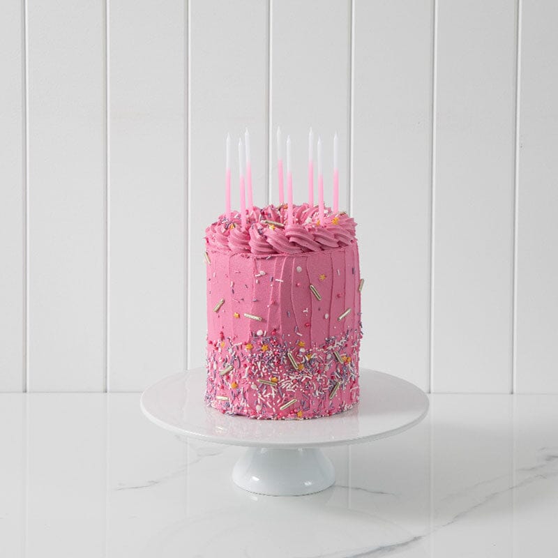 Cake & Candles - Ombre Candles - Pink Candles The Cooks Kitchen 