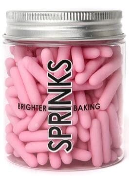 Sprinks - Matte Pink Rods (70g) Sprinkles The Cooks Kitchen Mandurah 