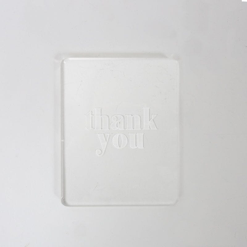 Coo Kie Embosser Stamp - Thank You Embossers The Cooks Kitchen Mandurah 