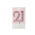 Rainbow Glitter Number 21 Cake Topper Cake Toppers The Cooks Kitchen Mandurah 