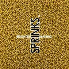 Sprinks Cachous Gold 2mm Sprinkles The Cooks Kitchen Mandurah 