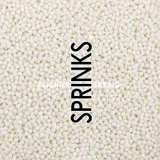 Sprinks - Cachous Matte White 2mm