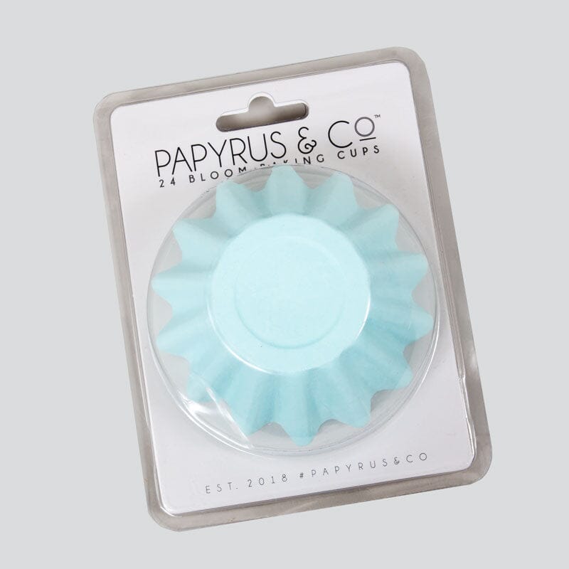 Pastel Blue Bloom Baking Cups Boards & Boxes & Packaging The Cooks Kitchen Mandurah 