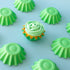 Pastel Green Bloom Baking Cups