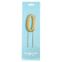 Cake & Candle Bold Cake Topper 7cm - Gold Number 0 Number Toppers The Cooks Kitchen 