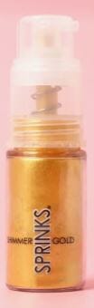 Sprinks Pump Shimmer - Gold Dusts and Powders The Cooks Kitchen 