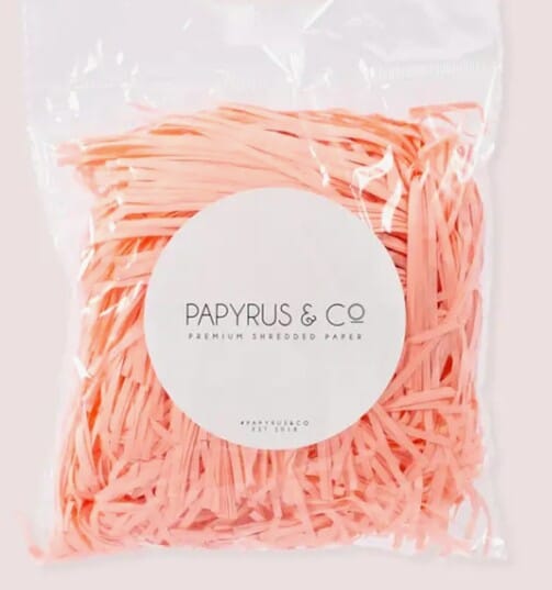 Papyrus Shredded Paper 50g - Pink/peach Boards & Boxes & Packaging The Cooks Kitchen 