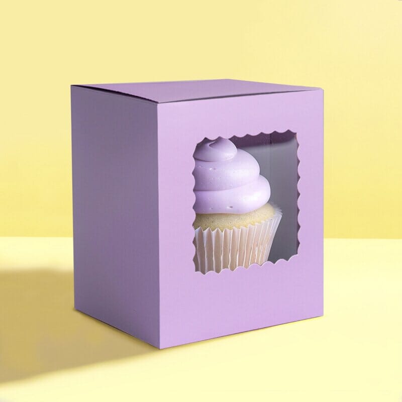 Papyrus & Co Pack Of 6 Single Cupcake Boxes Boards & Boxes & Packaging The Cooks Kitchen 