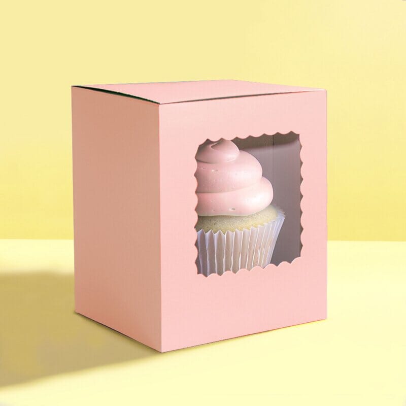 Papyrus & Co Pack Of 6 Single Cupcake Boxes Boards & Boxes & Packaging The Cooks Kitchen 