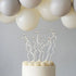 Cake & Candle Swirly Cake Candles White 13cm 16pk