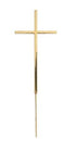 Cake & Candle Fine Cross Cake Topper - Gold Cake Toppers The Cooks Kitchen 