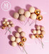 Sprinks 32 Cake Ball Toppers - Champagne Cake Toppers The Cooks Kitchen 