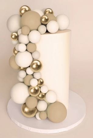 Sprinks 32 Cake Ball Toppers - Champagne Cake Toppers The Cooks Kitchen 