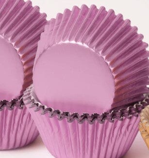 Papyrus Standard Lilac Foil Baking Cups 50mm Boards & Boxes & Packaging The Cooks Kitchen 