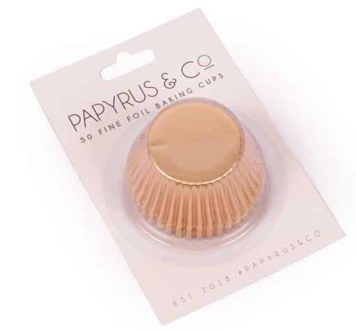 Papyrus & Co Soft Gold Foil Baking Cups 50mm