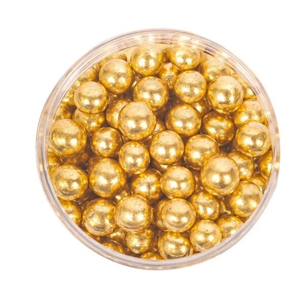 Sprinks Crunchy Shiny Gold 8mm Sprinkles Sprinkles The Cooks Kitchen 