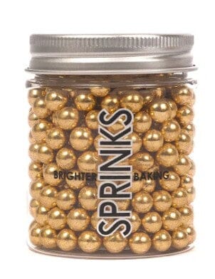 Sprinks Crunchy Shiny Gold 8mm Sprinkles Sprinkles The Cooks Kitchen 