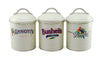 Arnott’s, Bushells & Rosella Canisters Set Of 3 - Cream