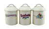 Arnott’s, Bushells & Rosella Canisters Set Of 3 - Cream