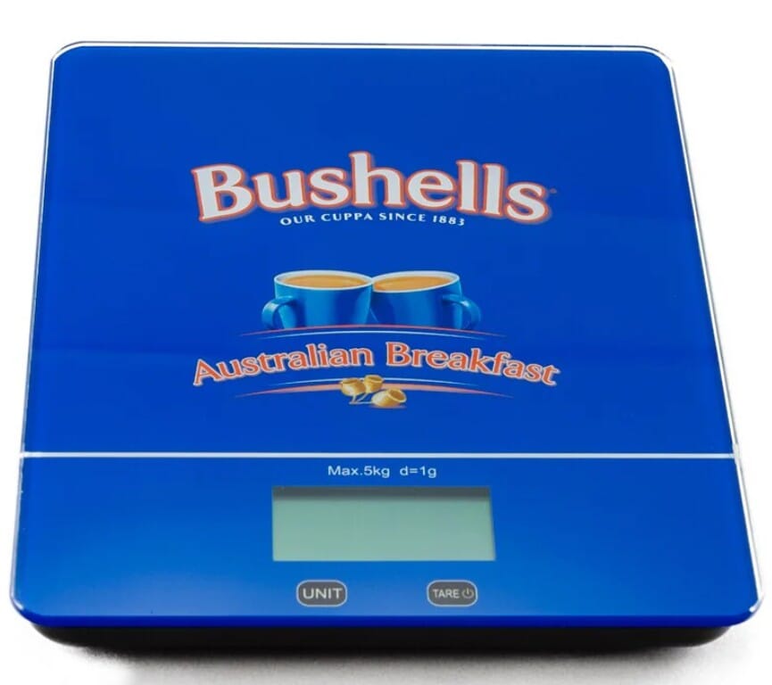 Bushells Digital Kitchen Scale 5kg - Blue Scales The Cooks Kitchen 