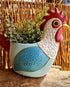 Rikaro - Light Blue Rooster Planter