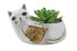 Rikaro - White Cat With Yarn Planter