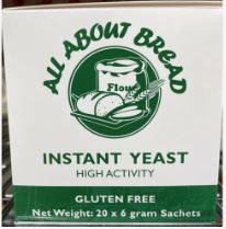 All About Bread - Instant Yeast 20x6g Sachets