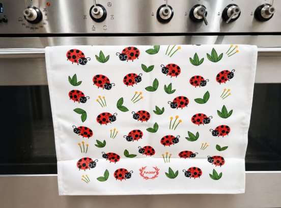 Funjobs Lady Bird Tea Towel
