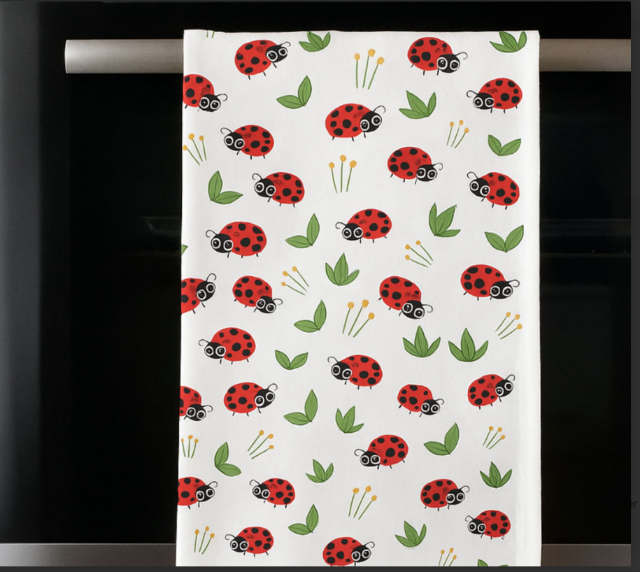 Funjobs Lady Bird Tea Towel