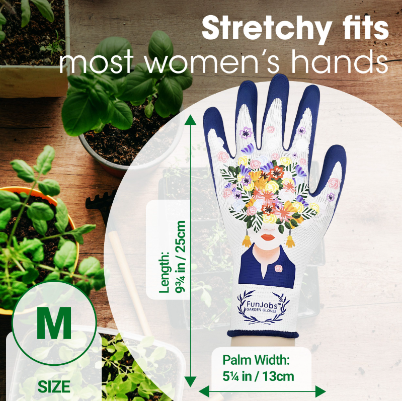 Funjobs Freda Garden Gloves - Medium
