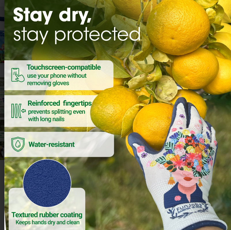 Funjobs Freda Garden Gloves - Medium
