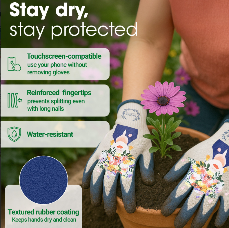 Funjobs Freda Garden Gloves - Medium
