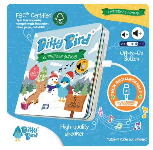 Ditty Bird Christmas Songs Ubs-c Sound Book