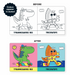 Mudpuppy Rub-a-dub Dinos! Color Magic Bath Book 