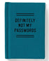 A Tiny Password Diary Definitely Not My Passwords Tiny Diary Novelty Gifts The Cooks Kitchen 
