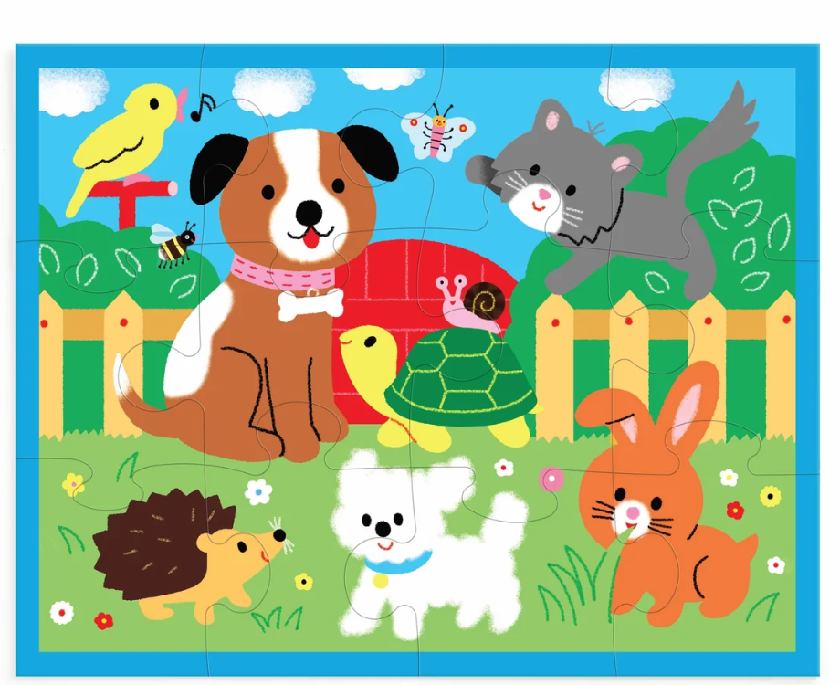 Mudpuppy Playful Pets Pouch Puzzle - 12pcs