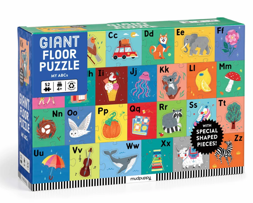 Mudpuppy My Abcs Giant Floor Puzzle-52pc