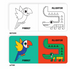 Mudpuppy Animals Of The World Color Magic Bath Book Set 