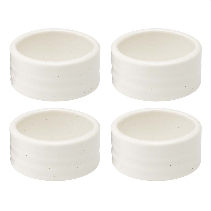 Ecology Ottawa Set Of 4 Napkin Rings Calico